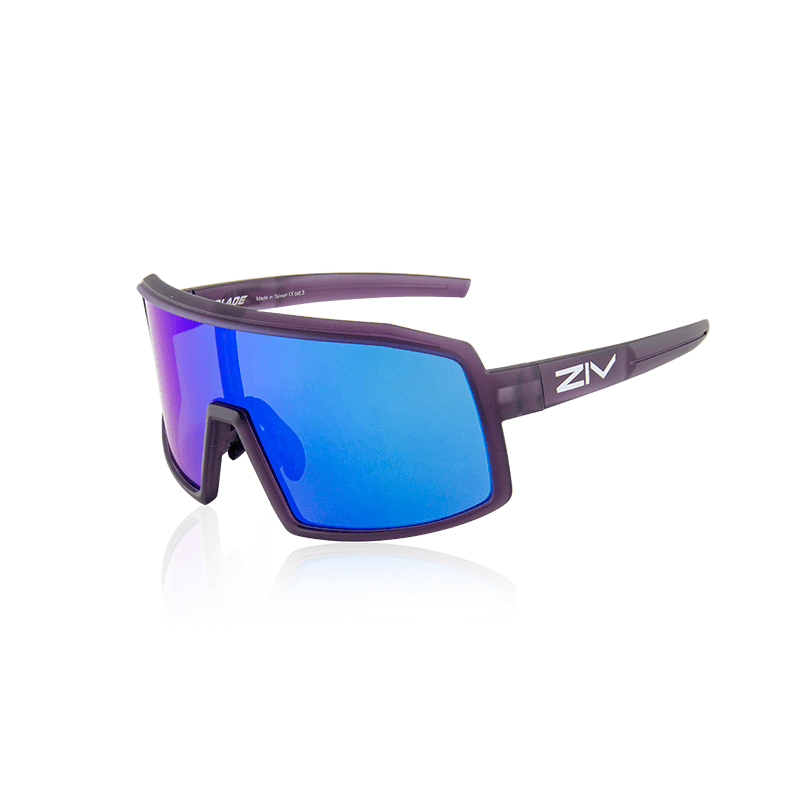ZIV BLADE 運動太陽眼鏡(172) 霧透明紫框腳/灰片電藍REVO S116063 ZIV BLADE 運動太陽眼鏡(172) 霧透明紫框腳/灰片電藍REVO S116063